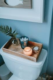 How To Style A Back Of Toilet Tray