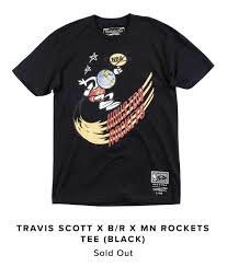 Travis Scott X B R X Mn Rockets Tee Black Confirmed Order Xl Men Women Unisex Fashion Tshirt Shirts Funny Designer White T Shirt From