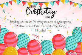 happy birthday wishes card for friends