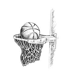 basketball sketch images free