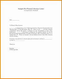 Leave Of Absence Letter Sample For Employer Or To School With From