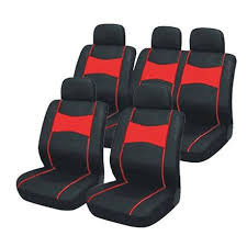 Seat Covers Suv Red 10 Piece