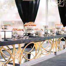 buffet style wedding reception