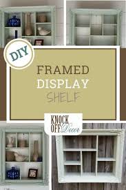 large picture frame display shelf diy