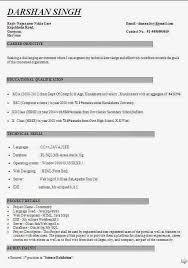 Resume Format For Mba Freshers Pdf   Free Resume Example And     