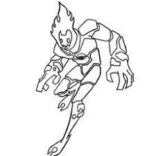 Ben 10 heatblast alien coloring page. Pin On Coloring Pages