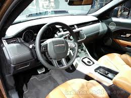 The evoque may be the most attainable range rover, but almost all of the dashboard is shared with the larger velar. 2014 Range Rover Evoque With 9 Speed Auto Frankfurt Live