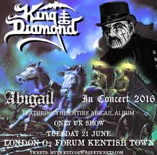 king diamond to play london in summer