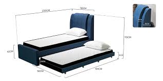 Belina Single Bedframe With Pullout