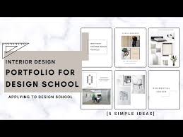 interior design portfolio for design