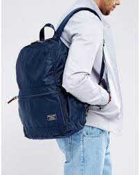 abercrombie fitch backpack in navy in