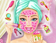 barbie face makeup games benim