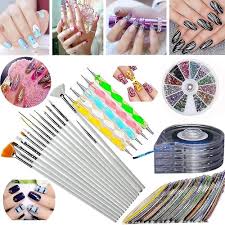 nail art kit includes 30 striping tape
