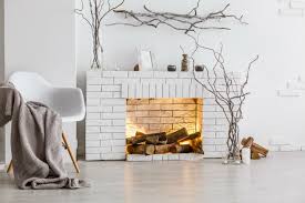 Faux Brick Fireplace Makeover