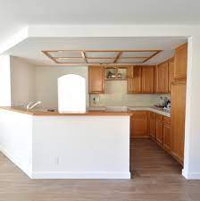 kitchen ceiling and cabinet soffits