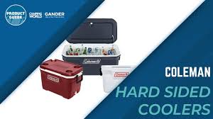 coleman hard sided coolers