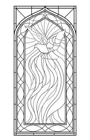 The holy spirit is the third person of the blessed trinity; Stained Glass Window With Holy Spirit Coloring Page Bible Coloring Pages Coloring Pages Bible Coloring