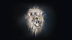 Lion Face 3D Digital Art Wallpaper ...
