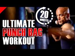 20 minute heavy bag workout punching