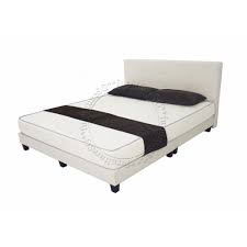 Faux Leather Bed And 8 Inches Spring
