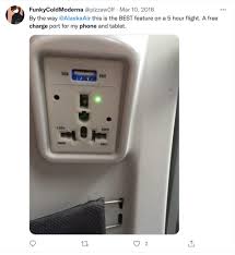 can you charge your phone on a plane