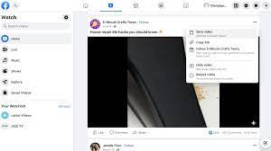 how to a video from facebook