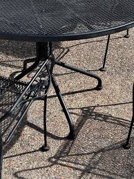 Vintage Patio Set Made Of Wrought Iron