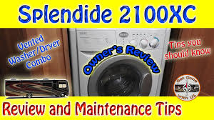 Getting started is as simple as choosing a wash. Splendide 2100xc Washer Dryer Combo Install In Our Rv Youtube