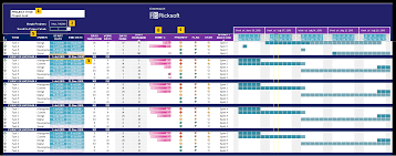 016 Gantt Chart Template Excel Microsoft Download Free