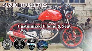 suzuki thunder 125 customized u bend