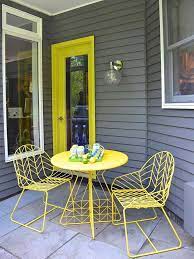 Patio Decor Colonial Style Homes