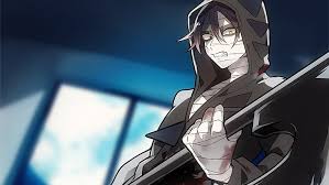 His weapon of choice is a large scythe. Hd Wallpaper Satsuriku No Tenshi Anime Isaac Foster Angels Of Death Low Angle View Wallpaper Flare