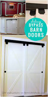 how to make byp closet doors into