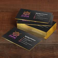 Painted Edge Business Card Printing Thick Business Cards Uprinting