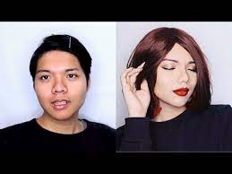 woman makeup transformation full body