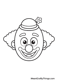 clown drawing how to draw a clown
