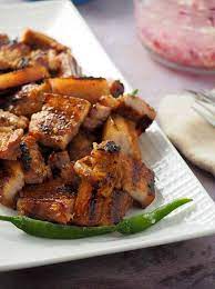 filipino style grilled pork belly