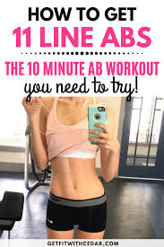 Cable abdominal exercises that targets your core. 10 Minute Ab Workout For 11 Line Abs 10 Minute Ab Workout Abs Workout Lower Ab Workout For Women