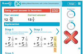 interactive math lesson adding mixed