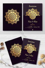 Design & create your own invitation cards using our wide selection of templates for birthdays, weddings, parties and more. Modern Invitation Card Design Template With Luxury Mandala Background Ai Free Download Pikbest