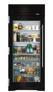 36 glass door refrigerator column