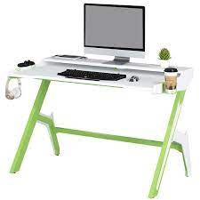 Gaming computers and consoles have brought gamers together for years. Gaming Computer Desk Gamer Desk Racing Carbon Optik Green White Gt 007 8395
