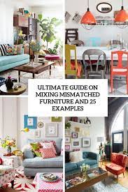 mixing mismatched furniture
