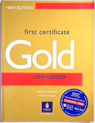 FIRST CERTIFICATE GOLD COURSEBOOK (12888360023) | Książka Allegro