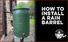 how to install a rain barrel in under