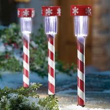 candy cane solar lights decorating