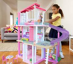¡barbie se muda a la nueva casa de los sueños con su familia! Muneca Barbie Mega Casa De Los Suenos Amazon Com Mx Juegos Y Juguetes