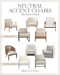 neutral accent chairs wayfair sbk living