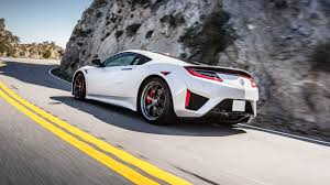 2017 Acura Nsx White Color On Road Hills 4k Widescreen Hd