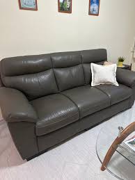 3 seater faux leather sofa furniture